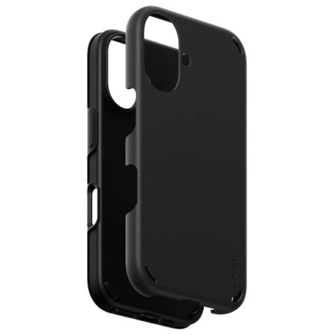 Etui CARE by PanzerGlass Feature Double Defense Case na iPhone 16 - czarne Etui CARE by PanzerGlass Feature Double Defense Case na iPhone 16 - czarne