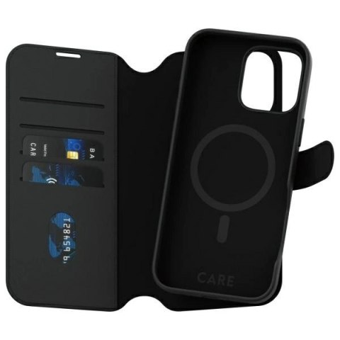 Etui CARE by PanzerGlass Feature Tango 2in1 Wallet MagSafe na iPhone 16 Pro Max - czarne