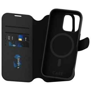 Etui CARE by PanzerGlass Feature Tango 2in1 Wallet MagSafe na iPhone 16 Pro - czarne