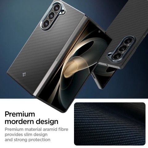 Etui Spigen AirSKIN na Samsung Galaxy Z FOLD 6 - czarne Etui Spigen AirSKIN na Samsung Galaxy Z FOLD 6 - czarne