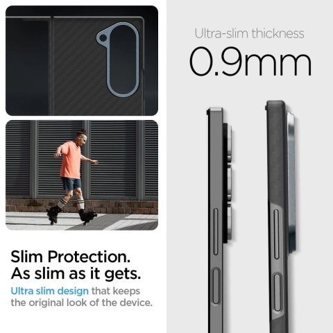 Etui Spigen AirSKIN na Samsung Galaxy Z FOLD 6 - czarne Etui Spigen AirSKIN na Samsung Galaxy Z FOLD 6 - czarne