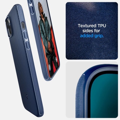 Etui Spigen Mag Armor na iPhone 14 Plus - niebieskie Etui Spigen Mag Armor na iPhone 14 Plus - niebieskie