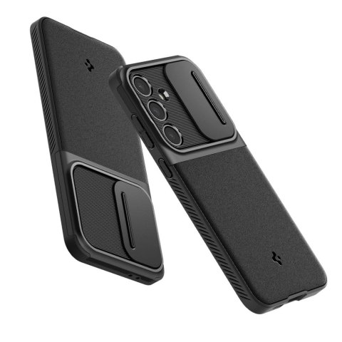 Etui Spigen Optik Armor na Samsung Galaxy S24 FE - czarne Etui Spigen Optik Armor na Samsung Galaxy S24 FE - czarne