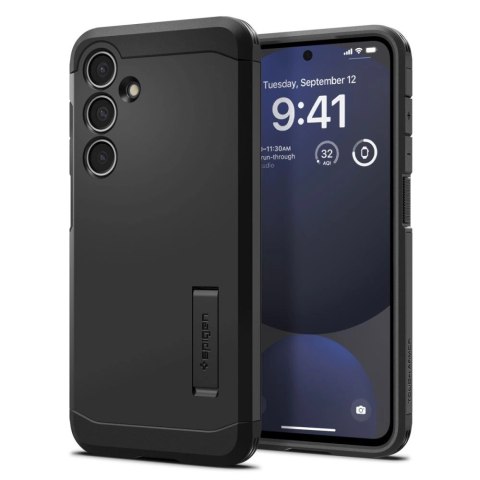 Etui Spigen Tough Armor na Samsung Galaxy S24 FE - czarne Etui Spigen Tough Armor na Samsung Galaxy S24 FE - czarne