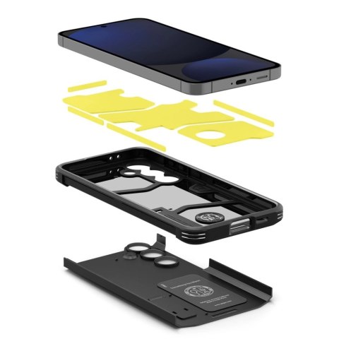 Etui Spigen Tough Armor na Samsung Galaxy S24 FE - czarne Etui Spigen Tough Armor na Samsung Galaxy S24 FE - czarne