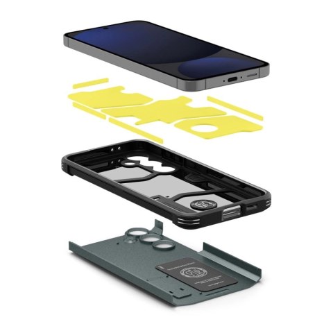 Etui Spigen Tough Armor na Samsung Galaxy S24 FE - zielone