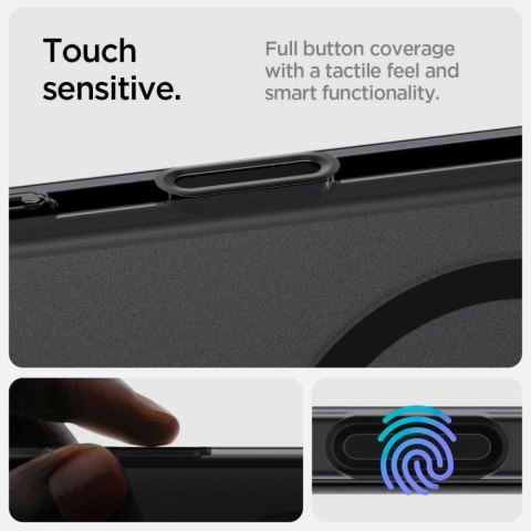 Etui Spigen Ultra Hybrid na iPhone 16 Pro - czarne Etui Spigen Ultra Hybrid na iPhone 16 Pro - czarne