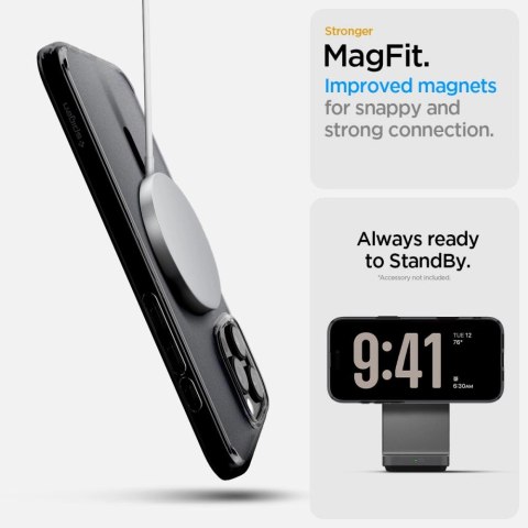 Etui Spigen Ultra Hybrid na iPhone 16 Pro - czarne Etui Spigen Ultra Hybrid na iPhone 16 Pro - czarne