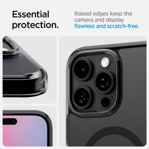 Etui Spigen Ultra Hybrid na iPhone 16 Pro - czarne Etui Spigen Ultra Hybrid na iPhone 16 Pro - czarne
