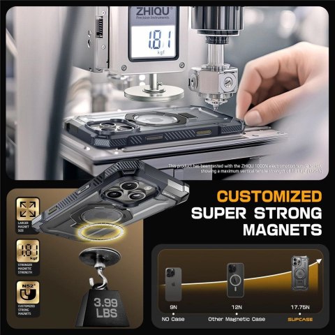 Etui Supcase UB GRIP Mag MagSafe na iPhone 16 Pro - szare Etui Supcase UB GRIP Mag MagSafe na iPhone 16 Pro - szare