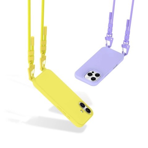 Etui Tech-Protect MagNecklace MagSafe na iPhone 14 Pro - lawendowe