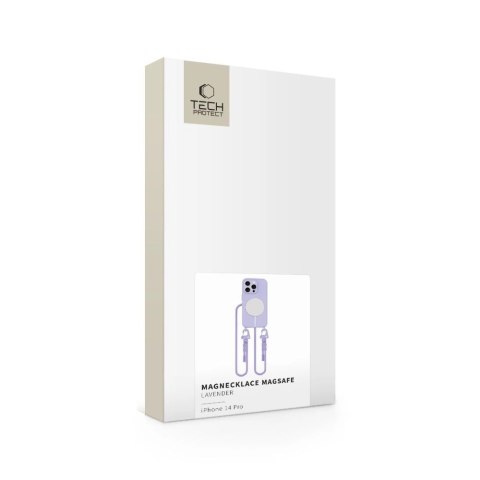 Etui Tech-Protect MagNecklace MagSafe na iPhone 14 Pro - lawendowe