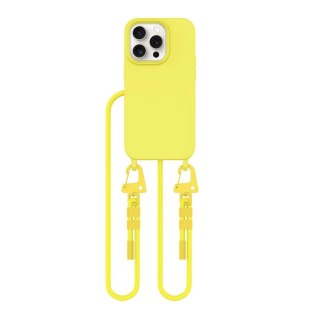 Etui Tech-Protect MagNecklace MagSafe na iPhone 15 Pro - żółte