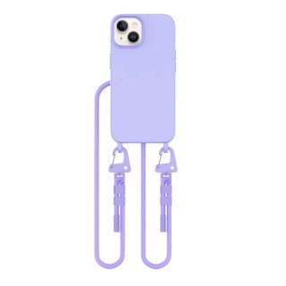 Etui Tech-Protect MagNecklace MagSafe na iPhone 15 - lawendowe