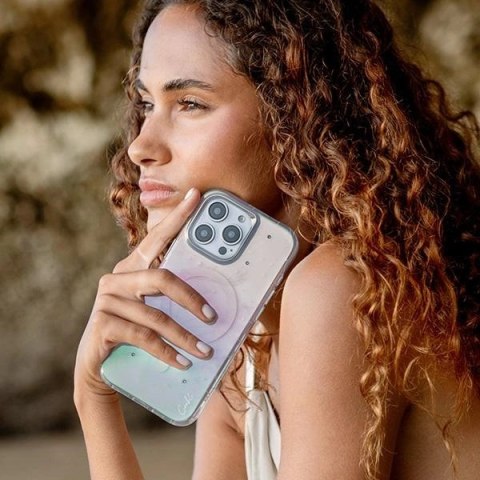Etui UNIQ Coehl Celest Magnetic Charging na iPhone 16 Pro Max - opalizujące Etui UNIQ Coehl Celest Magnetic Charging na iPhone 16 Pro Max - opalizujące