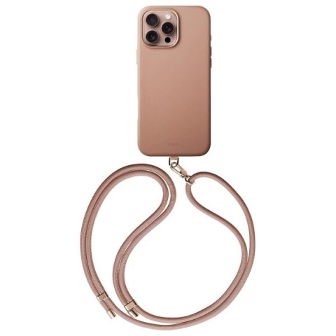 Etui UNIQ Coehl Muse Magnetic Charging na iPhone 16 Pro - różowe Etui UNIQ Coehl Muse Magnetic Charging na iPhone 16 Pro - różowe