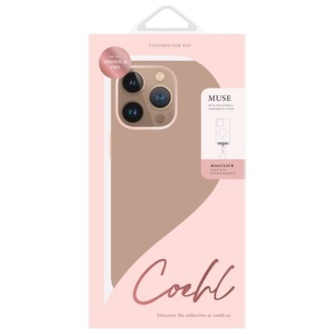 Etui UNIQ Coehl Muse Magnetic Charging na iPhone 16 Pro - różowe Etui UNIQ Coehl Muse Magnetic Charging na iPhone 16 Pro - różowe