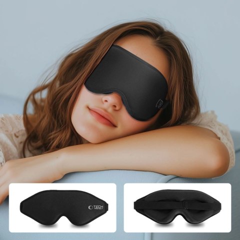 Maska do spania Tech-Protect Eyeshade Sleep Mask - czarna Maska do spania Tech-Protect Eyeshade Sleep Mask - czarna