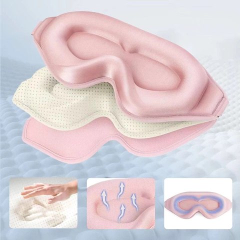 Maska do spania Tech-Protect Eyeshade Sleep Mask - różowa Maska do spania Tech-Protect Eyeshade Sleep Mask - różowa