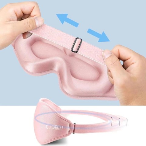 Maska do spania Tech-Protect Eyeshade Sleep Mask - różowa Maska do spania Tech-Protect Eyeshade Sleep Mask - różowa
