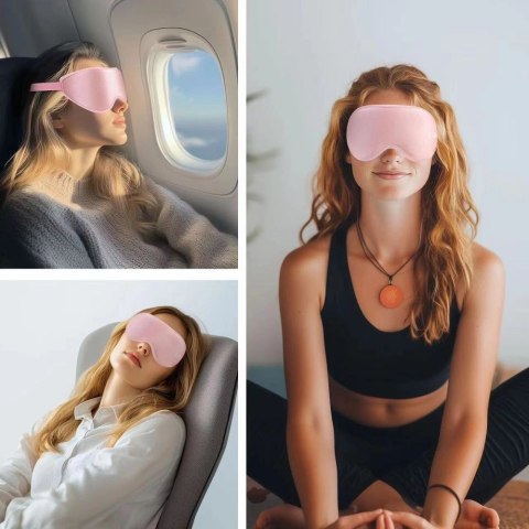 Maska do spania Tech-Protect Eyeshade Sleep Mask - różowa Maska do spania Tech-Protect Eyeshade Sleep Mask - różowa