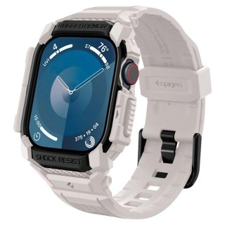 Pasek Spigen Rugged Armor "Pro" na Apple Watch 10 (46 MM) - beżowy
