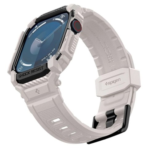 Pasek Spigen Rugged Armor "Pro" na Apple Watch 10 (46 MM) - beżowy