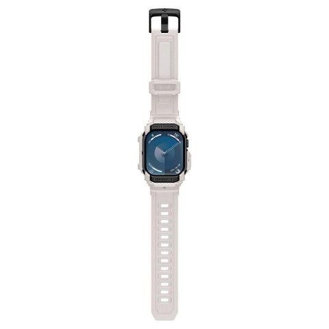 Pasek Spigen Rugged Armor "Pro" na Apple Watch 10 (46 MM) - beżowy