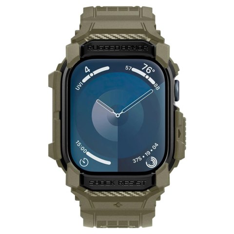 Pasek Spigen Rugged Armor "Pro" na Apple Watch 10 (46 MM) - zielony