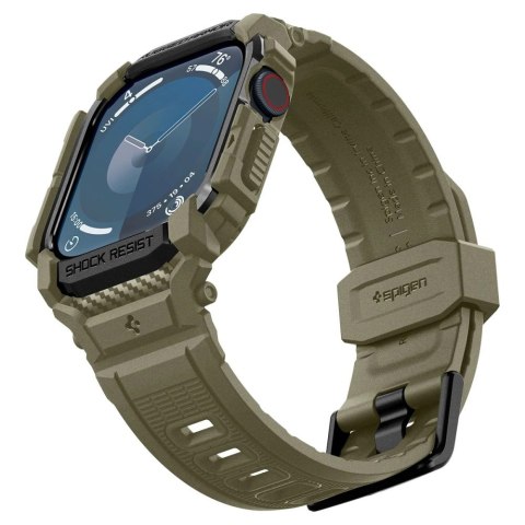 Pasek Spigen Rugged Armor "Pro" na Apple Watch 10 (46 MM) - zielony