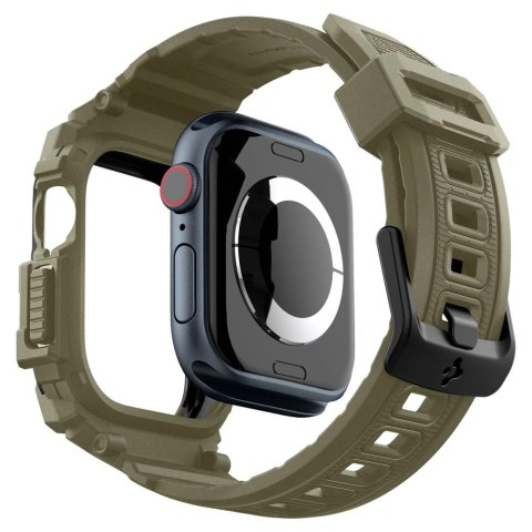 Pasek Spigen Rugged Armor "Pro" na Apple Watch 10 (46 MM) - zielony