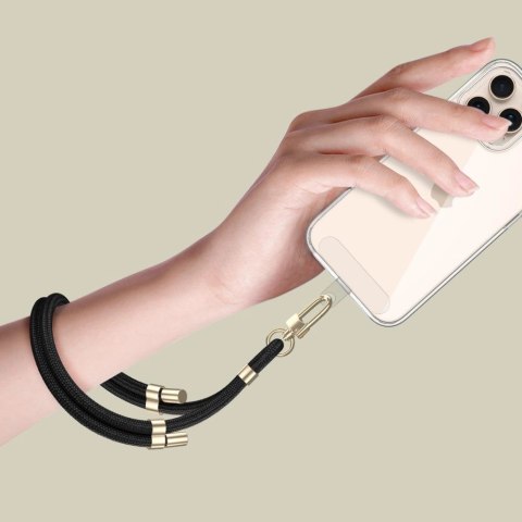 Pasek Tech-Protect C4S Rope Wrist Strap - czarny Pasek Tech-Protect C4S Rope Wrist Strap - czarny