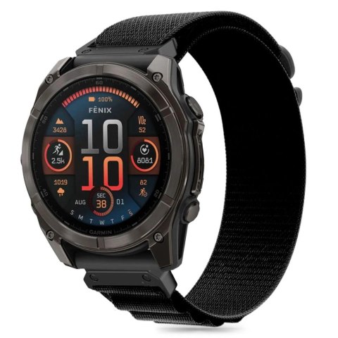 Pasek Tech-Protect Nylon Pro Garmin Fenix 5X / 5X PLUS / 6X / 6X Pro / 7X / 8 (51 MM) - czarny Pasek Tech-Protect Nylon Pro Garmin Fenix 5X / 5X PLUS / 6X / 6X Pro / 7X / 8 (51 MM) - czarny