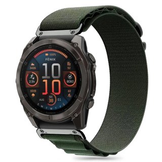 Pasek Tech-Protect Nylon Pro na Garmin Fenix 5X / 5X PLUS / 6X / 6X Pro / 7X / 8 (51 MM) - zielony
