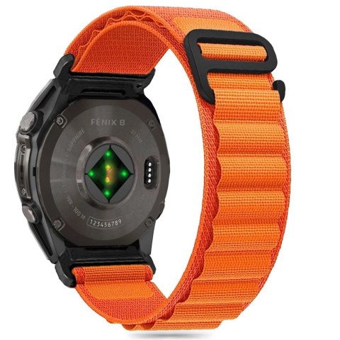 Pasek Tech-Protect Nylon Pro na Garmin Fenix 5 / 6 / 6 Pro / 7 / 8 (47 MM) - pomarańczowy Pasek Tech-Protect Nylon Pro na Garmin Fenix 5 / 6 / 6 Pro / 7 / 8 (47 MM) - pomarańczowy