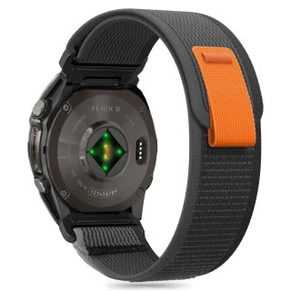 Pasek Tech-Protect Nylon na Garmin Fenix 5 / 6 / 6 Pro / 7 / 8 (47 MM) - czarny
