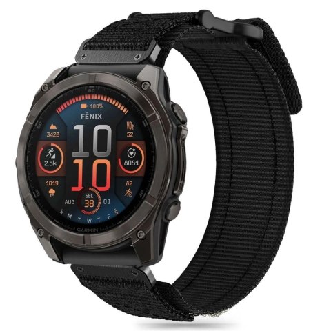 Pasek Tech-Protect Scout Pro Garmin Fenix 5 / 6 / 6 Pro / 7 / 8 (47 MM) - czarny Pasek Tech-Protect Scout Pro Garmin Fenix 5 / 6 / 6 Pro / 7 / 8 (47 MM) - czarny