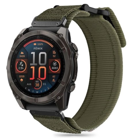 Pasek Tech-Protect Scout Pro Garmin Fenix 5 / 6 / 6 Pro / 7 / 8 (47 MM) - zielony Pasek Tech-Protect Scout Pro Garmin Fenix 5 / 6 / 6 Pro / 7 / 8 (47 MM) - zielony