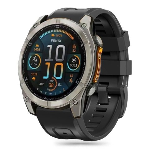 Pasek Tech-Protect Silicone na Garmin Fenix 5S / 5S PLUS / 6S / 6S Pro / 7S / 8 (43 MM) - czarny Pasek Tech-Protect Silicone na Garmin Fenix 5S / 5S PLUS / 6S / 6S Pro / 7S / 8 (43 MM) - czarny