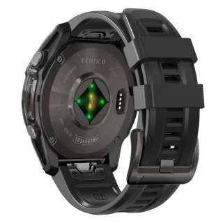 Pasek Tech-Protect Silicone na Garmin Fenix 5S / 5S PLUS / 6S / 6S Pro / 7S / 8 (43 MM) - czarny