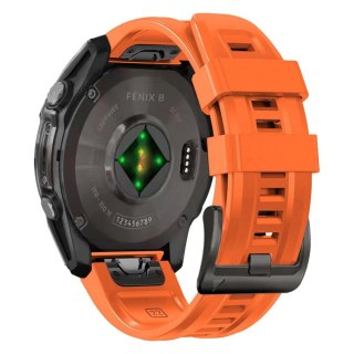 Pasek Tech-Protect Silicone na Garmin Fenix 5S / 5S PLUS / 6S / 6S Pro / 7S / 8 (43 MM) - pomarańczowy