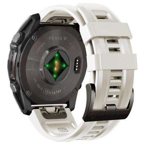 Pasek Tech-Protect Silicone na Garmin Fenix 5S / 5S PLUS / 6S / 6S Pro / 7S / 8 (43 MM) - tytanowy Pasek Tech-Protect Silicone na Garmin Fenix 5S / 5S PLUS / 6S / 6S Pro / 7S / 8 (43 MM) - tytanowy