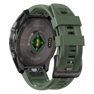 Pasek Tech-Protect Silicone na Garmin Fenix 5S / 5S PLUS / 6S / 6S Pro / 7S / 8 (43 MM) - zielony