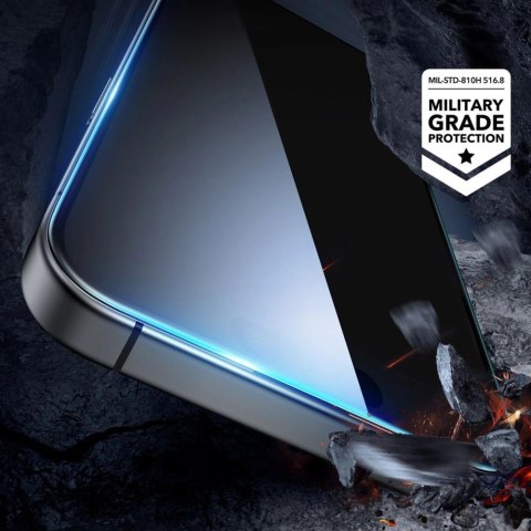Szkło hartowane ESR Tempered Glass 2-PACK na iPhone 16 - przezroczyste Szkło hartowane ESR Tempered Glass 2-PACK na iPhone 16 - przezroczyste