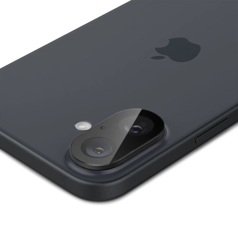 Szkło na aparat Spigen Optik GLAS.TR Camera Protector 2-PACK na iPhone 16 / 16 PLUS - czarne