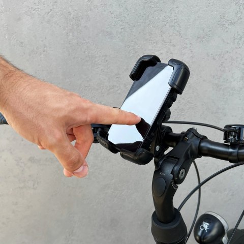 Wozinsky mocny uchwyt na telefon na kierownicę roweru, motocykla, hulajnogi czarny (WBHBK6) Wozinsky mocny uchwyt na telefon na kierownicę roweru, motocykla, hulajnogi czarny (WBHBK6)