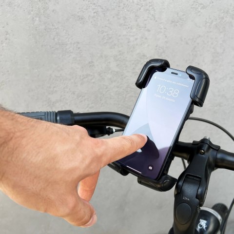 Wozinsky mocny uchwyt na telefon na kierownicę roweru, motocykla, hulajnogi czarny (WBHBK6) Wozinsky mocny uchwyt na telefon na kierownicę roweru, motocykla, hulajnogi czarny (WBHBK6)