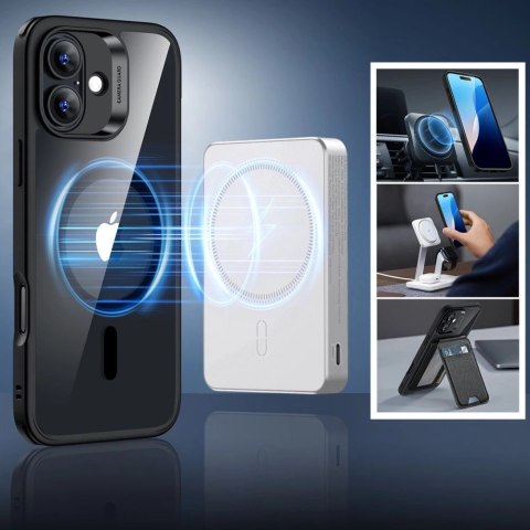 Zestaw etui ESR Classic Hybrid Halolock MagSafe + Szkło hartowane na iPhone 16 - przezroczyste z czarną ramką Zestaw etui ESR Classic Hybrid Halolock MagSafe + Szkło hartowane na iPhone 16 - przezroczyste z czarną ramką