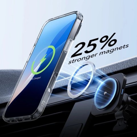 Zestaw etui ESR Classic Hybrid Kickstand Halolock MagSafe + Szkło hartowane na iPhone 16 PLUS - przezroczyste Zestaw etui ESR Classic Hybrid Kickstand Halolock MagSafe + Szkło hartowane na iPhone 16 PLUS - przezroczyste
