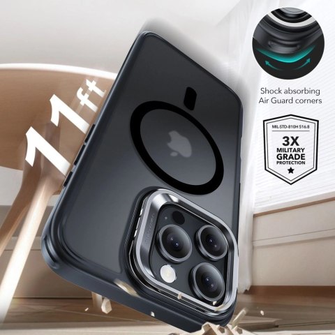 Zestaw etui ESR Classic Hybrid Kickstand Halolock MagSafe + Szkło hartowane na iPhone 16 Pro - czarne Zestaw etui ESR Classic Hybrid Kickstand Halolock MagSafe + Szkło hartowane na iPhone 16 Pro - czarne